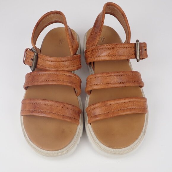 Frye Marlette Women's Size 8 -8.5 ? Leather Sandals - Picture 1 of 11